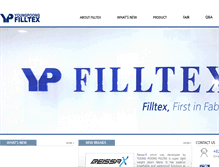 Tablet Screenshot of filltex.com